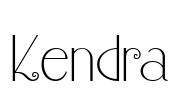 Kendra Font Image