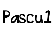 Pascu1 Font Image