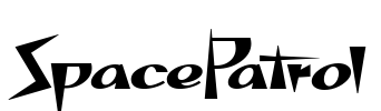 SpacePatrol Font Image