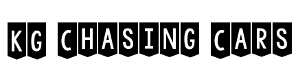 KG Chasing Cars Font Image