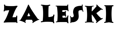 Zaleski Font Image