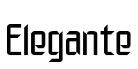 Elegante Font Image
