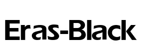 Eras-Black Font Image