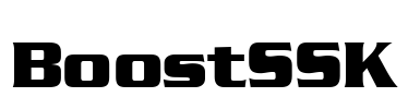 BoostSSK Font Image