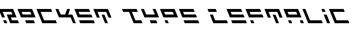 Rocket Type Leftalic