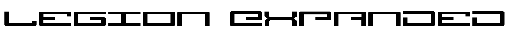 Legion Expanded Font Image