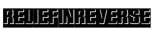 ReliefInReverse Font Image
