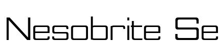 Nesobrite Se Font Image