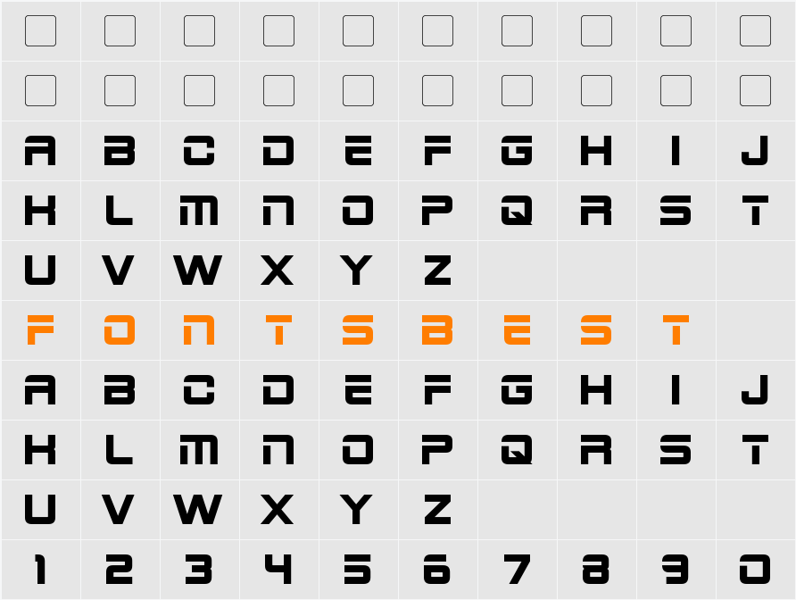 2015 Cruiser Character Map