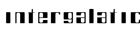 intergalatic Font Image