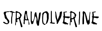 Strawolverine Font Image