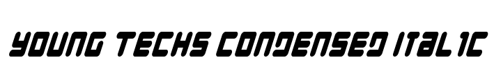 Young Techs Condensed Italic