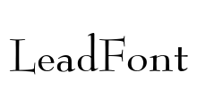 LeadFont Font Image