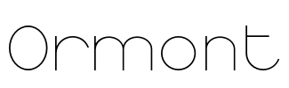 Ormont Font Image