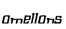 Omellons Font Image