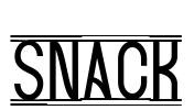 SNACK Font Image