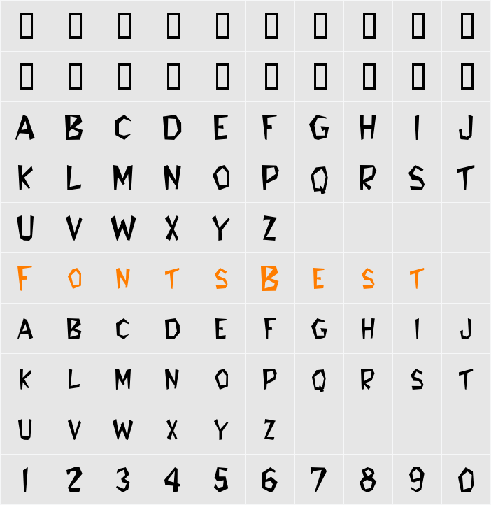 Jitter Character Map