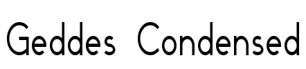 Geddes Condensed