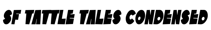 SF Tattle Tales Condensed Font Image