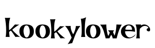 KookyLower Font Image