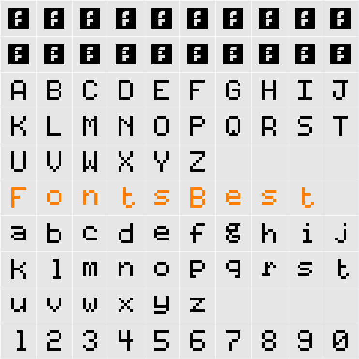 Code 7x5 Character Map