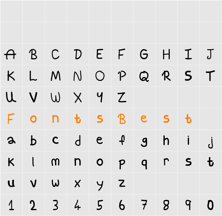 I Want You Character Map