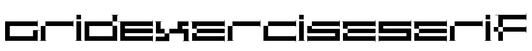 GridExerciseSerif Font Image