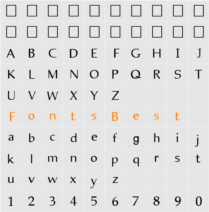 TAMILNET Character Map