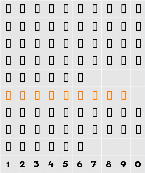 Haim new Character Map