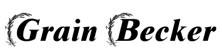Grain Becker Font Image