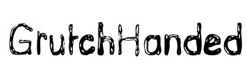 GrutchHanded Font Image