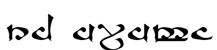 RSMoroma Font Image