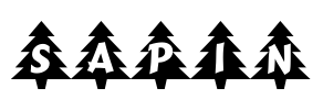 Sapin Font Image