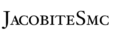 JacobiteSmc Font Image