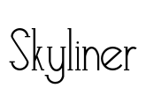 Skyliner Font Image