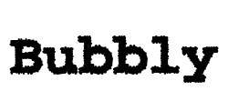 Bubbly Font Image
