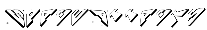 SpaceAttacks Font Image