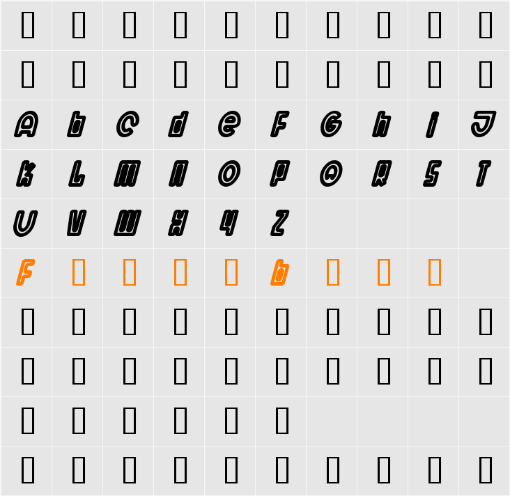 Wit Character Map