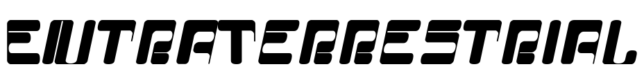 EntraTerrestrial Font Image