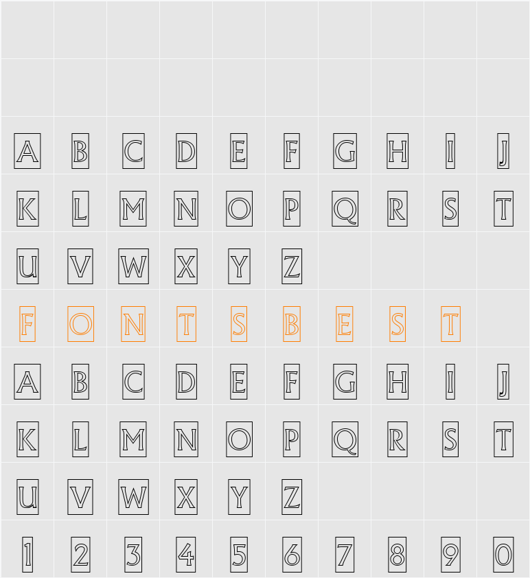 a_AlgidusCmOtl Character Map
