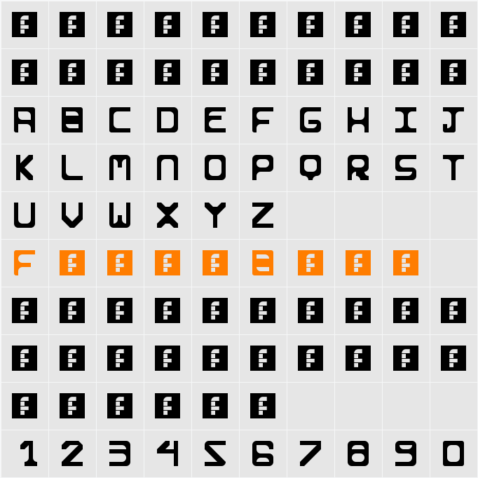 Stylish I Character Map