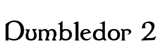 Dumbledor 2 Font Image