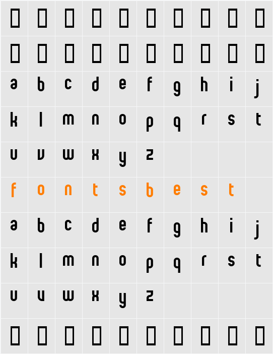 proletarian (beta) Character Map
