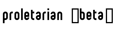 proletarian (beta)