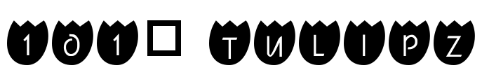 101! TulipZ Font Image
