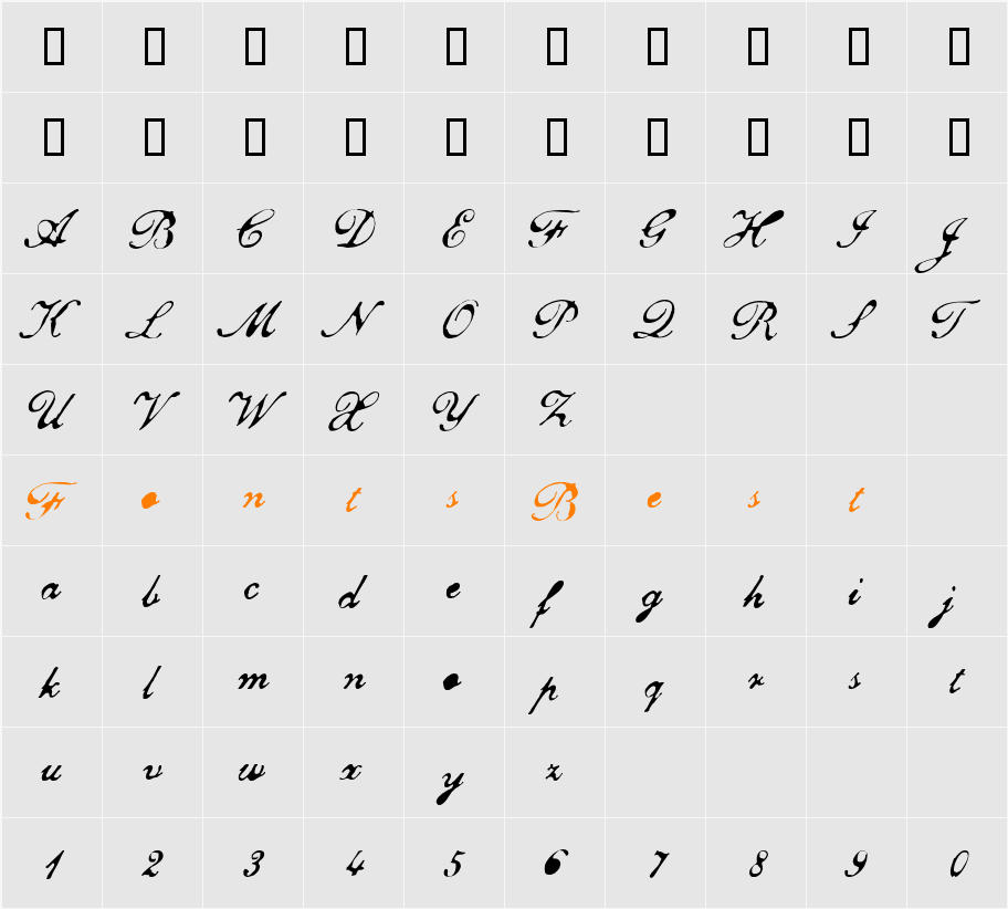 SheMale Character Map