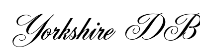 Yorkshire DB Font Image