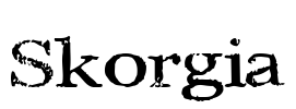 Skorgia Font Image