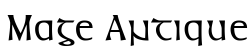 Mage Antique Font Image