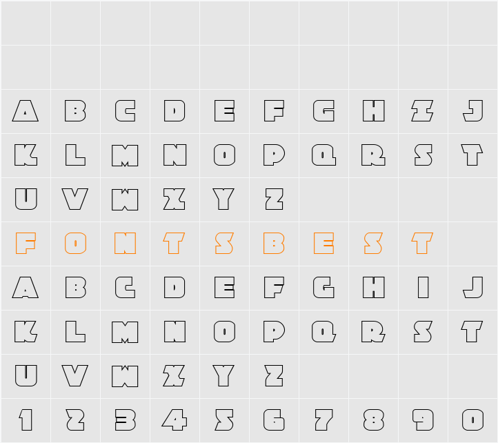 Jedi Special Forces Outline Character Map